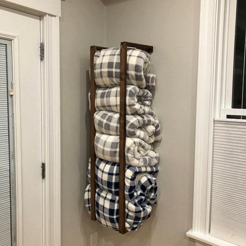 Blanket Wall Rack - Etsy