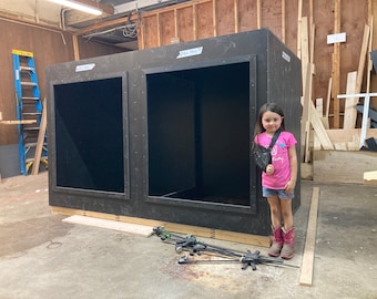 10 ft x 4 ft x 4 ft bioactieve pvc-reptielbehuizing