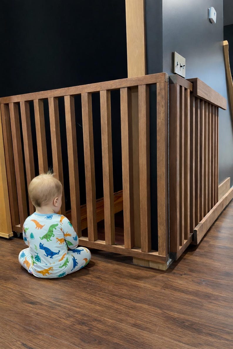 Retractable Pocket Baby Gate Wall Mounted Safety Gate - Etsy