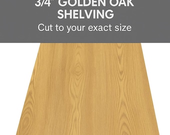 Golden Oak Shelves – 3/4” Custom Cut Longaberger Replacement Shelves