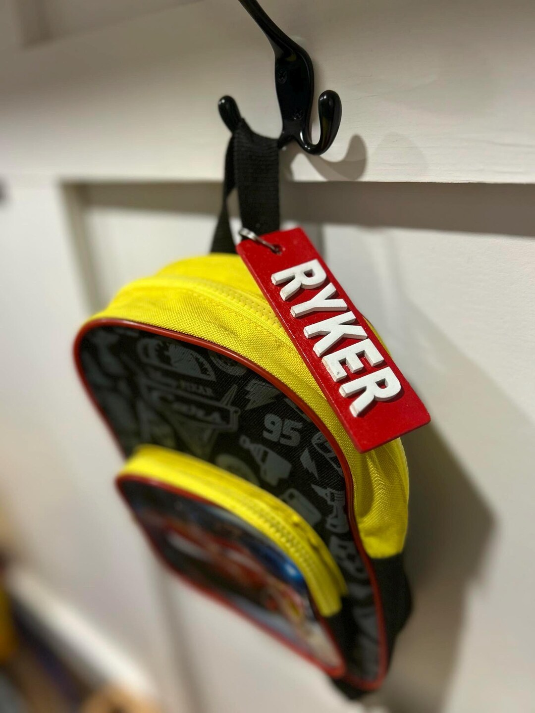 Engraved Backpack Name Tag | Custom Bag Tag for Kids | Personalized ...