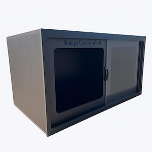 48&quot; Bioactive PVC Reptile Enclosure with fully assembled shipping