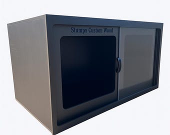 48" Bioactive PVC Reptile Enclosure with fully assembled shipping