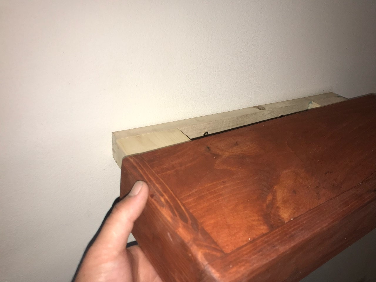 Long Floating Shelf Rustic Picture Ledge Sturdy Wall Shelves