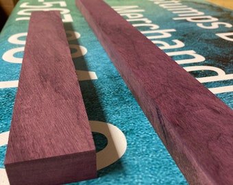 1pc Purple Heart Cutting Board Blanks | Wood Crafts | Hardwood Cutting Board Lathe Blanks | Exotic Wood Pen Turning | Wood Lumber Boards