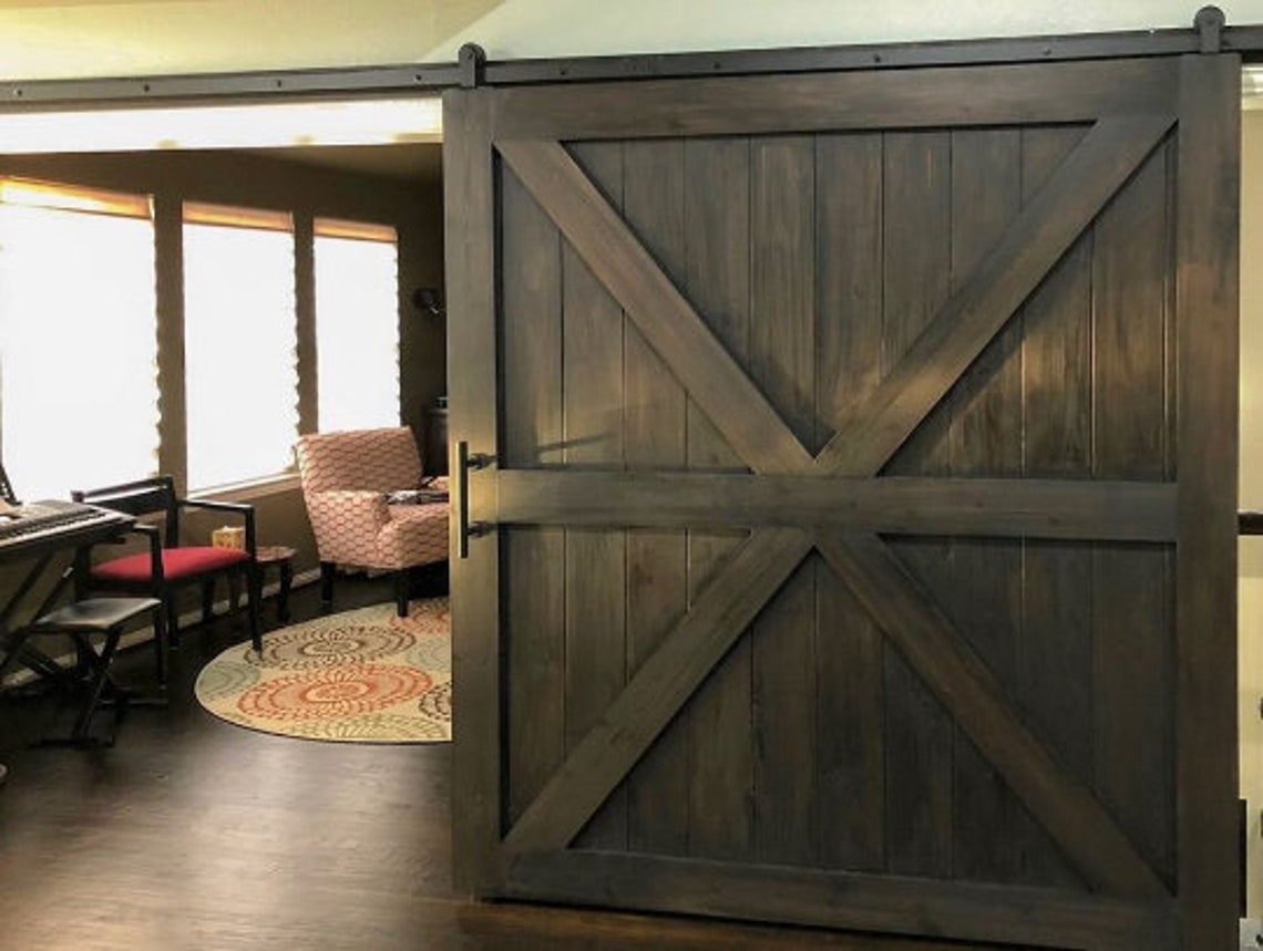 Any Size Barn Door Half Barn Door Small Bar Doors Mini Etsy