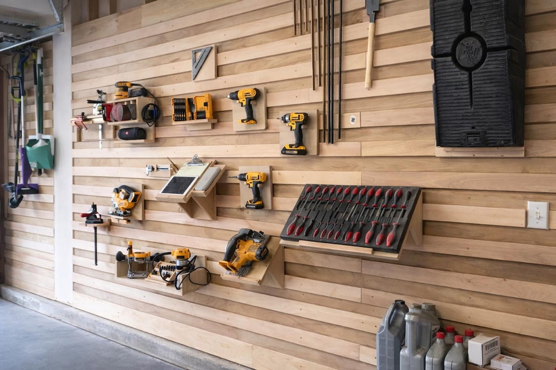 French Cleat Shelf System | Custom Wood Storage - Etsy