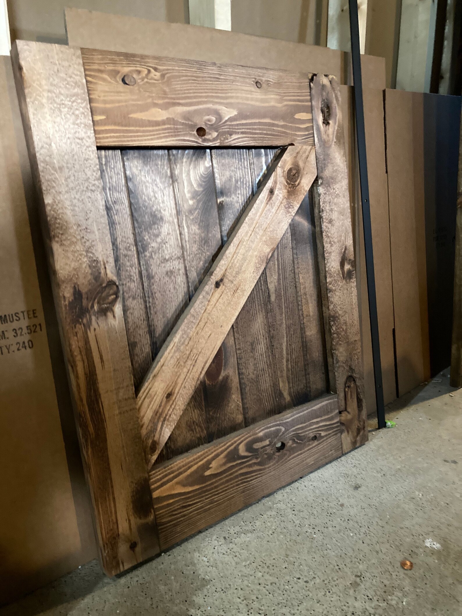 Any Size Barn Door Half Barn Door Small Bar Doors Mini Etsy