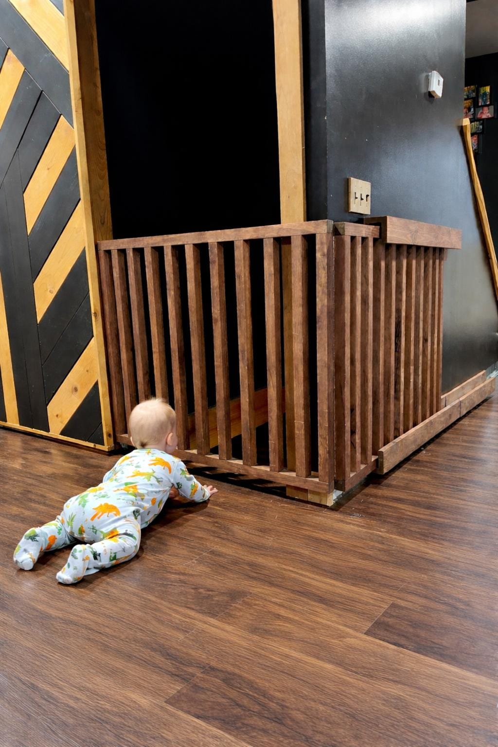 Retractable Pocket Baby Gate Wall Mounted Safety Gate - Etsy