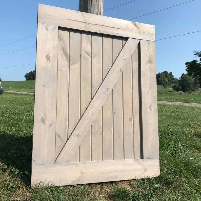 Barn Door Baby/pet Gate Wood Baby Gate Farmhouse Baby Gate Etsy