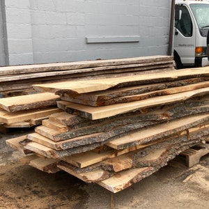 Pine Live Edge Slabs, Pine Craft Single Piece, Cheap Wood Chucks, Live Edge Slab, River Tables, Great for crafting or DIY Cutting Boards