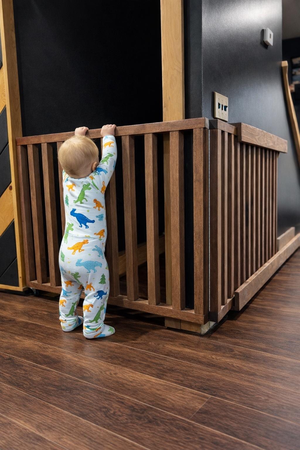Retractable Pocket Baby Gate Wall Mounted Safety Gate - Etsy