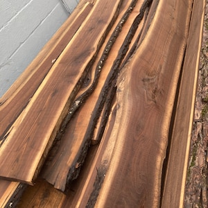 Black Walnut Live Edge Slabs, Craft Single Piece, Walnut Wood Chucks, Live Edge Slab, River Tables, Great for crafting or DIY Cutting Boards image 7