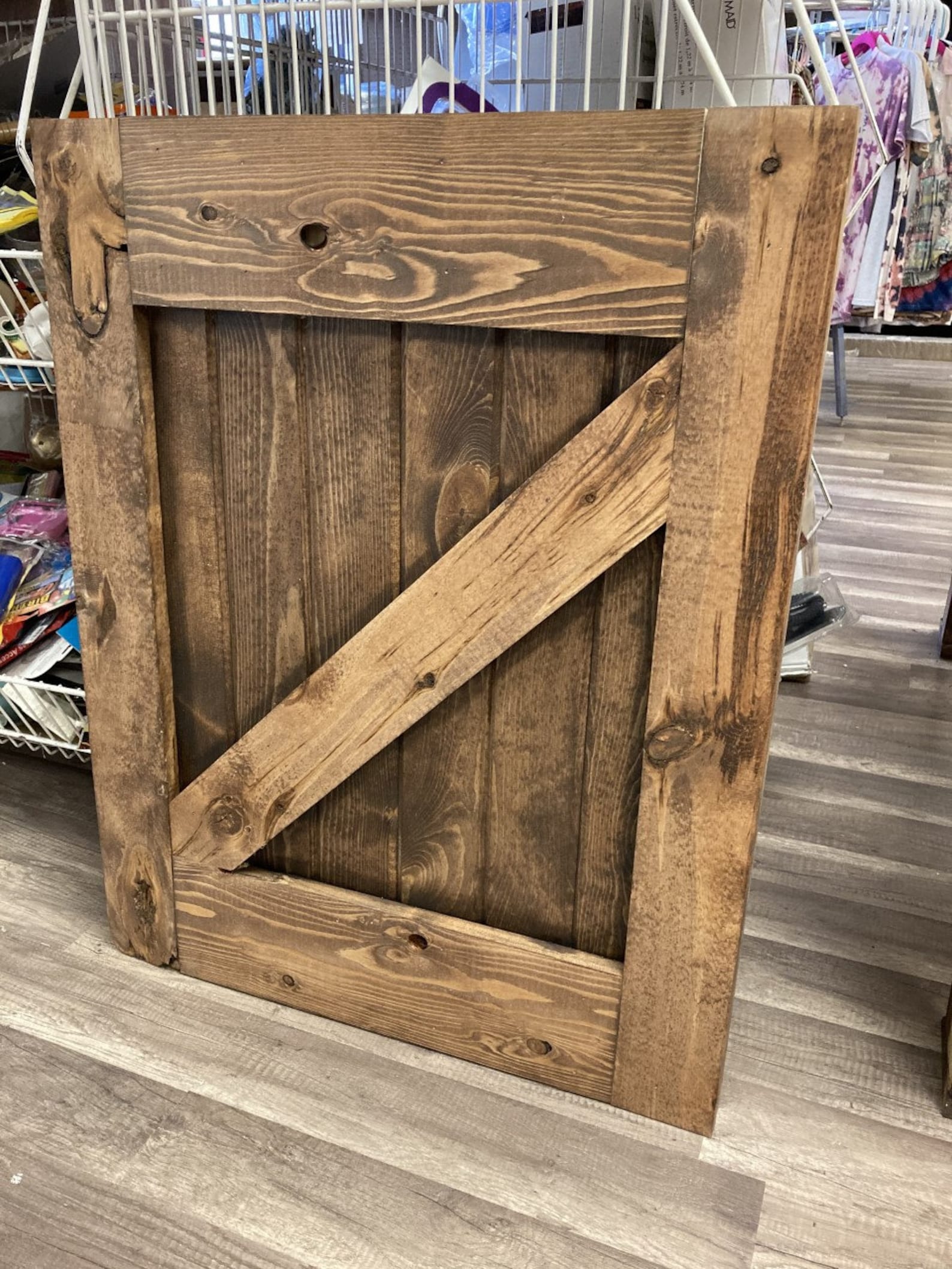 Barn Door Baby/pet Gate Wood Baby Gate Farmhouse Baby Gate Etsy