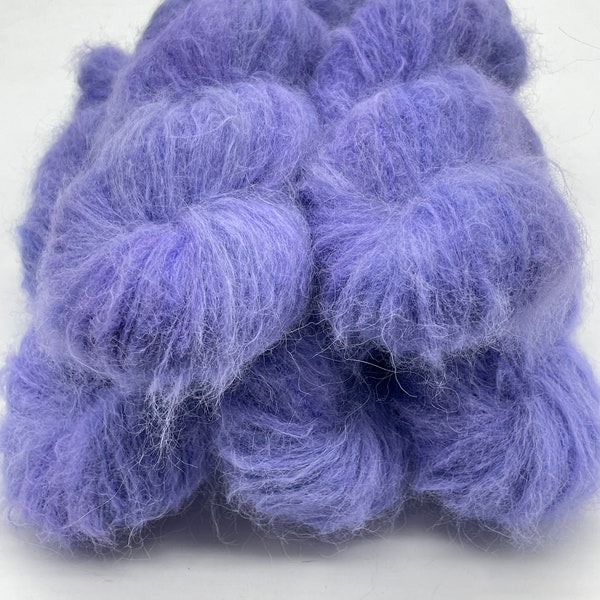 Handgefärbte DK Suri Alpaca Wolle/Farbe: Blueberry Hill