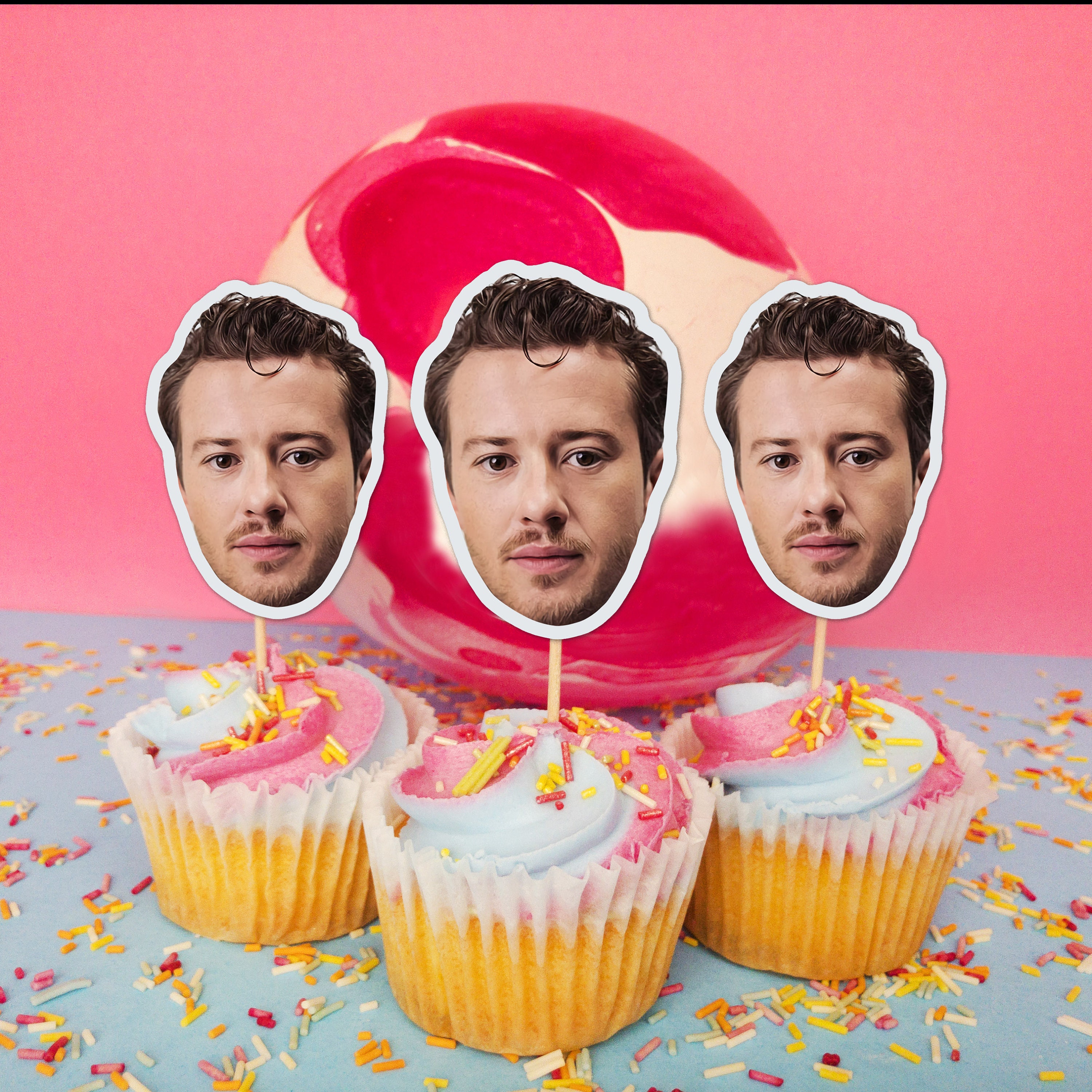 JOSEPH QUINN Cupcake Toppers Birthday Cupcake Toppers Etsy UK
