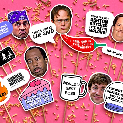 The Office Cupcake Toppers the Office Birthday Party the - Etsy