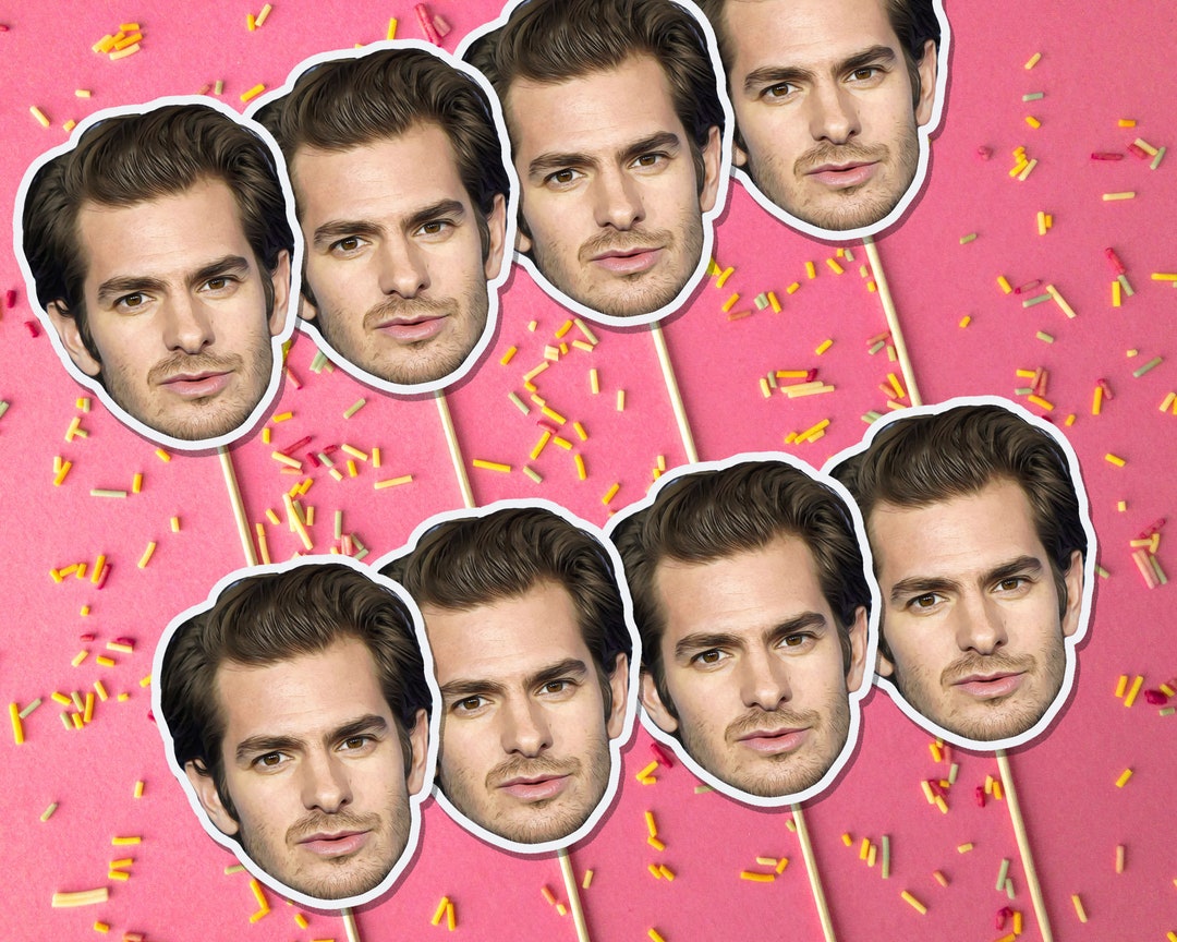 ANDREW GARFIELD Cupcake Toppers, Birthday Cupcake Toppers, Cupcake