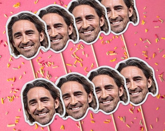 LEE PACE Cupcake Toppers, Birthday Cupcake Toppers, Cupcake Toppers, Movie Party Decorations, Celebrity Cupcake