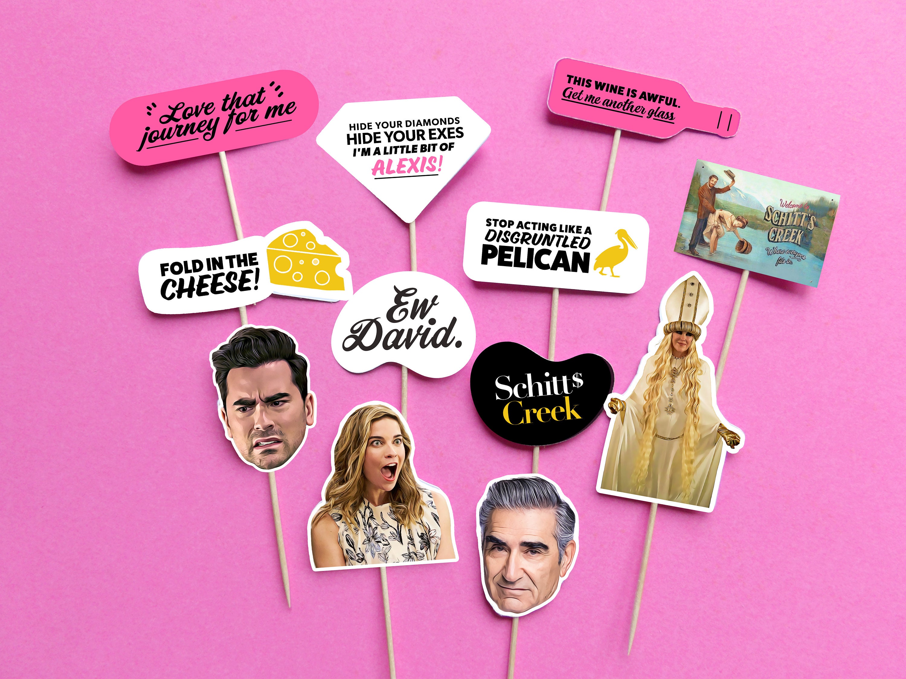 Schitt's Creek Town Sign Magnet - Large 7x3.5 Inch Refrigerator Magnet, David Alexis Johnny Moira Gift - View #6