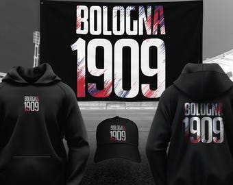 Sudadera con capucha Bolonia 1909 - Rossoblù Fútbol Streetwear