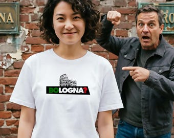 Camiseta con error geográfico de Italia / Monumento de ciudad equivocado / Regalo de viaje sarcástico / Roma, Bolonia, Milán, Venecia / Divertida camiseta de recuerdo italiana