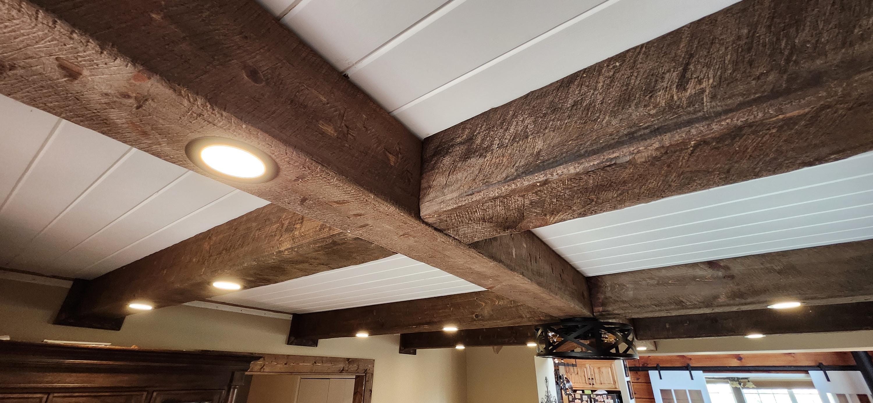 Planche En Zebrano Rustique 51x18,5x14 Cm - Bois Massif D'Afrique, Non Traité