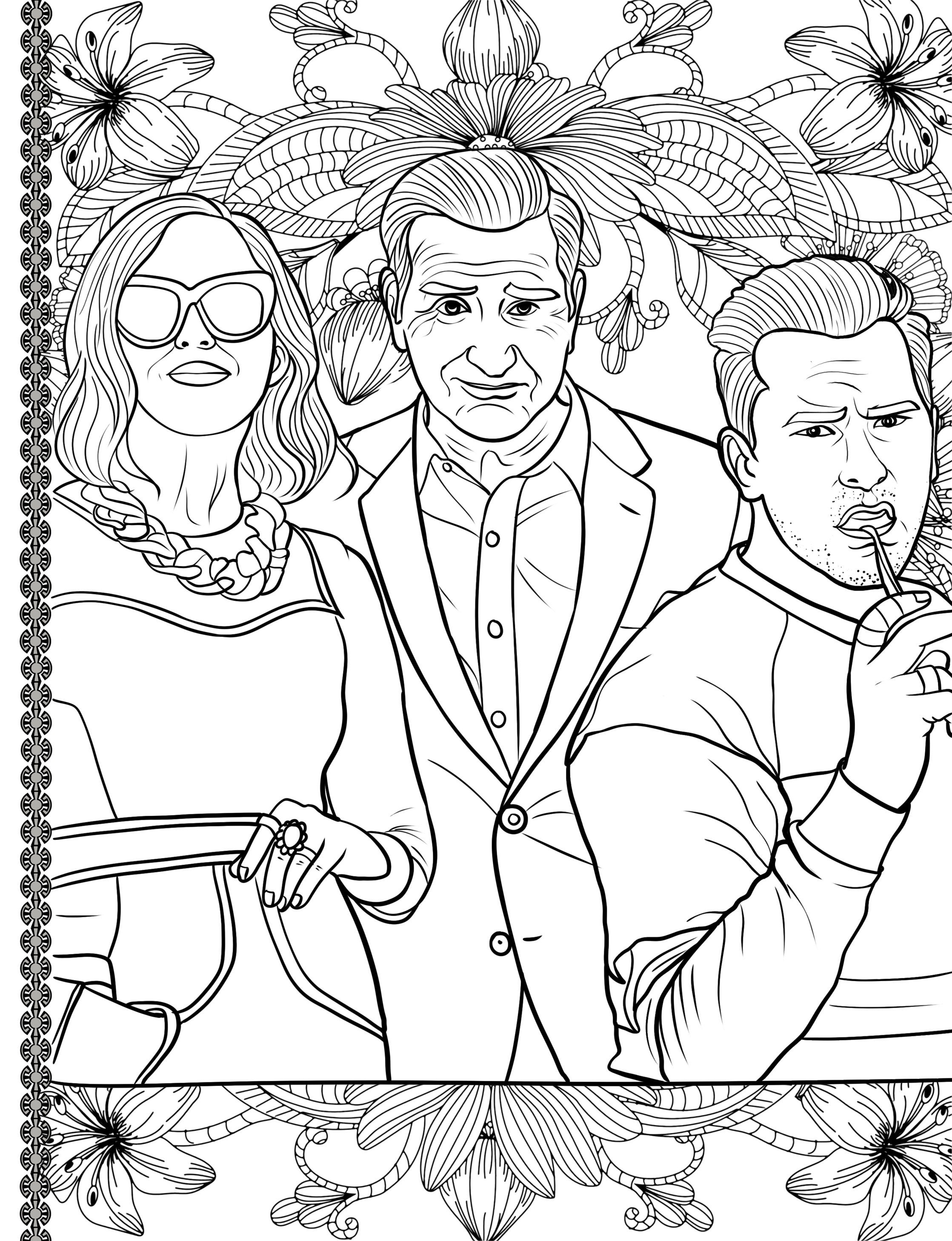 Schitts Creek Coloring Book Creative Schitts Creek Coloring Etsy