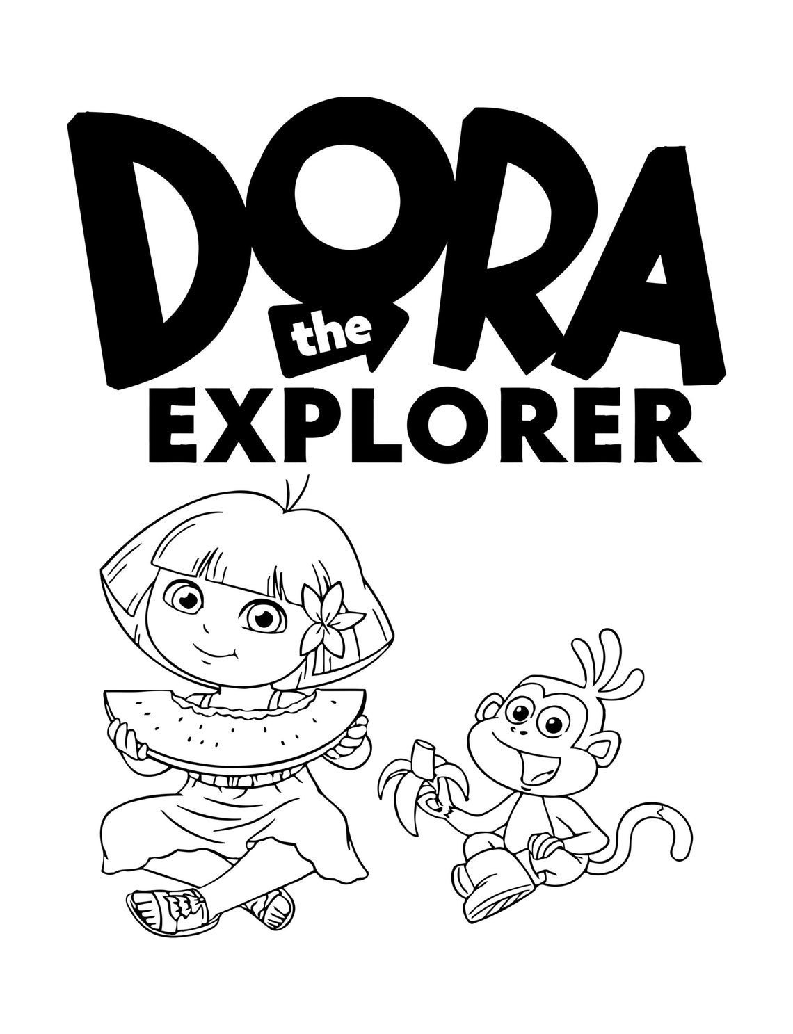 Dora The Explorer Activity Book Premium Coloring Dot To Dot | Etsy