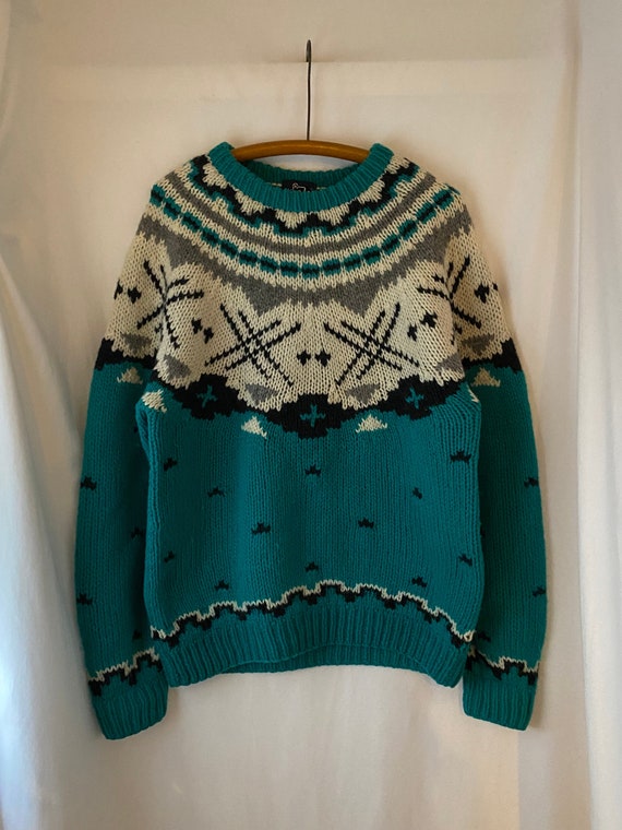 XL-XXL | Vintage 80s-90s Woolrich wool Nordic ski sweater