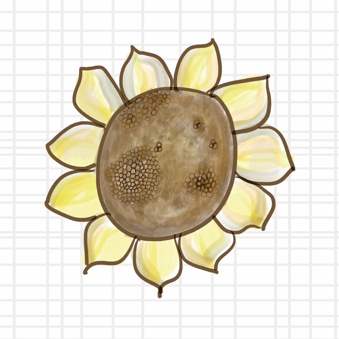 Sunflower PRINTABLE Digital Download Clip Art Instant Download Svg, Ai ...
