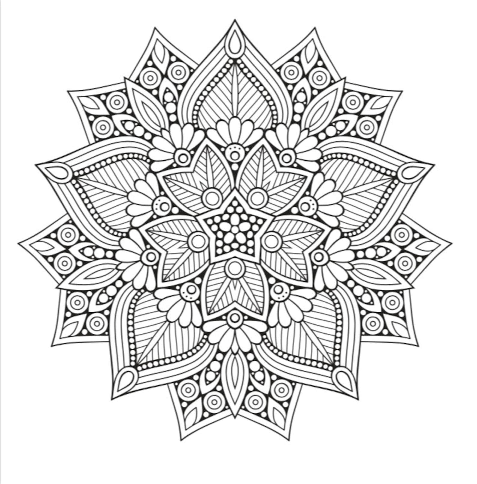 10 Beautiful Adult Coloring Mandalas for Relaxation