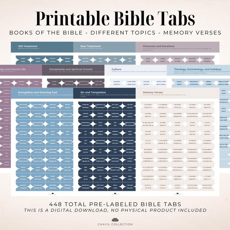 Bible Tabs Etsy Bible Tabs Etsy