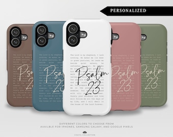 Psalm 23 Phone Case | The Lord is My Shepherd | iPhone, Samsung Galaxy, Google Pixel Tough Cases