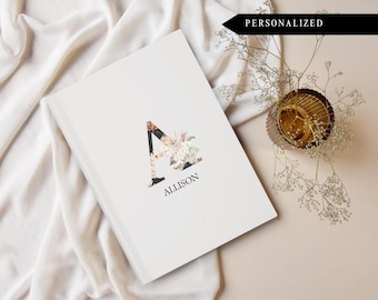 Personalized Monogram Journal: Christian Bible Verse Notebook
