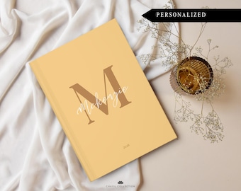 Personalized Monogram Notebook: Custom Journal, Bible Study Notes