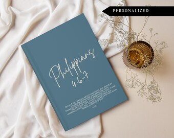 Personalized Bible Verse Notebook: Christian Journal, Sermon Notes