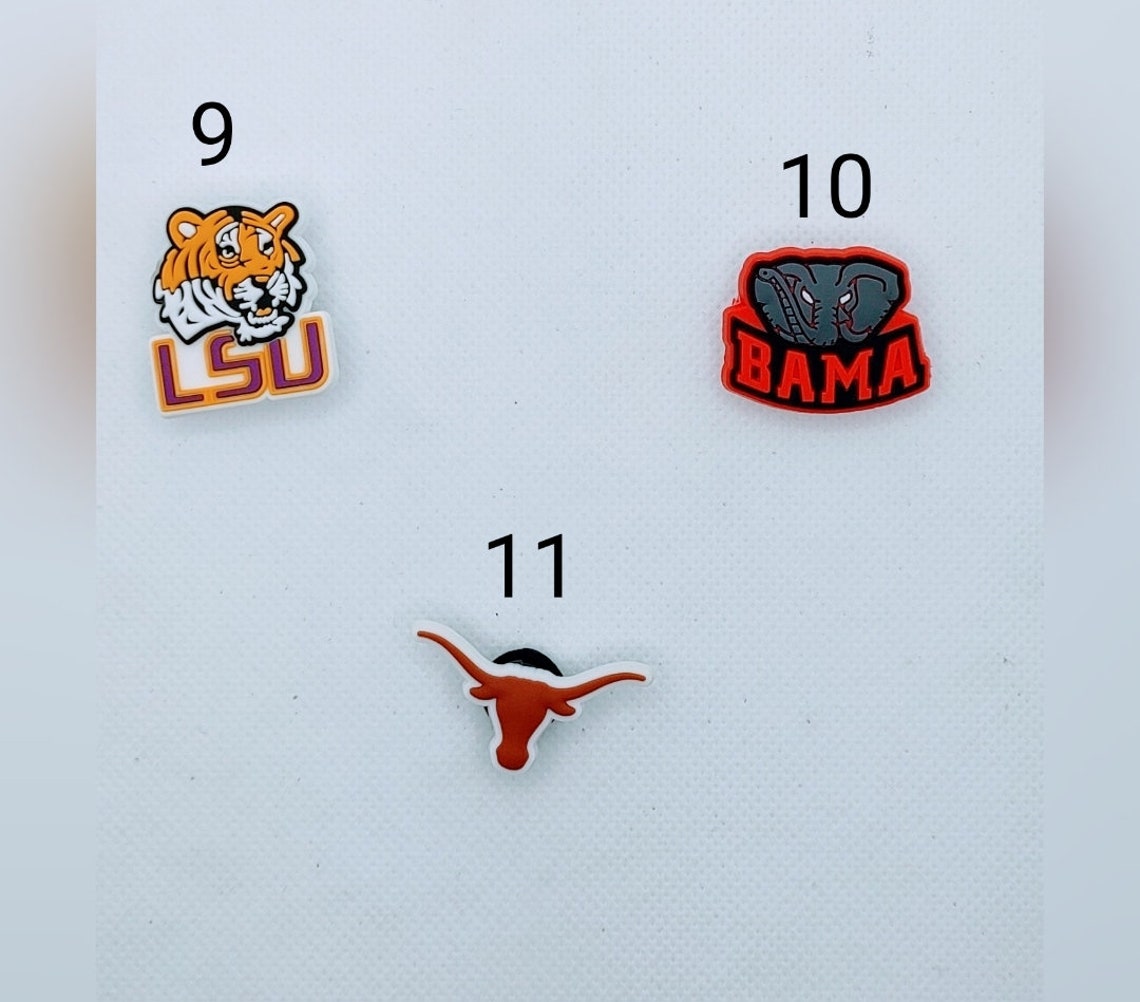 Sports Team Croc Charms Etsy