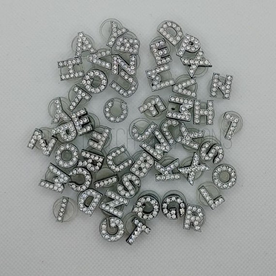 Croc Charms-Bling Alphabet