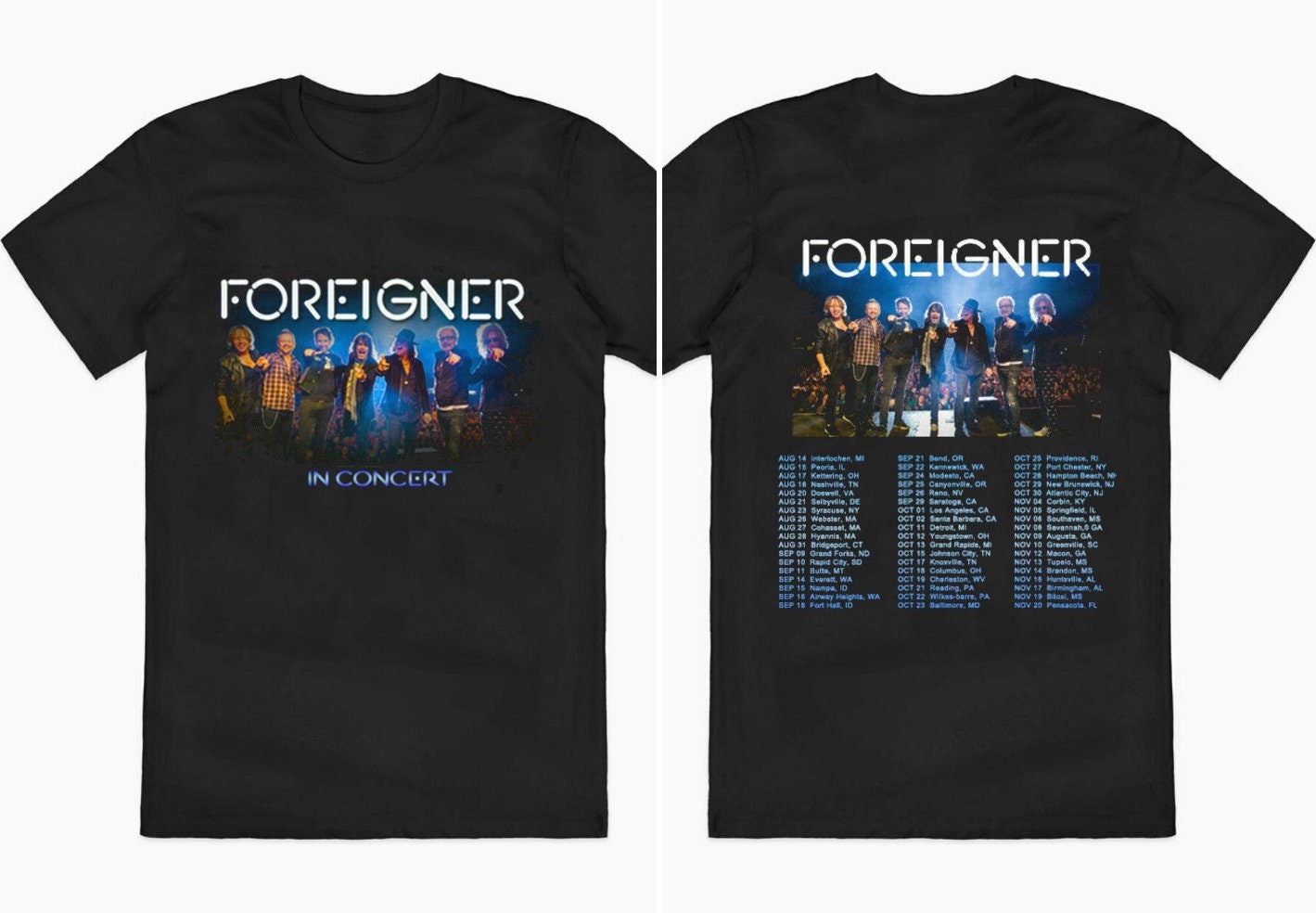 Foreigner Tour 2021 Concert Album T 