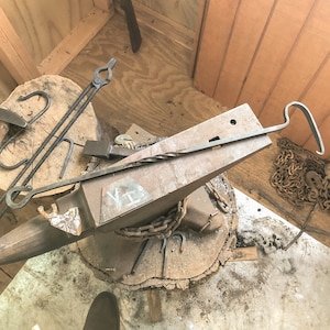 Fire Poker / Fire Rake / Fireplace Tool / Wood Stove/ Hand Forged - Etsy