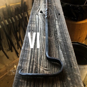 Fire poker / Fire Rake / Fireplace tool / Wood stove/ Hand Forged