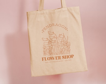 Pendragon Flower Shop - Howl's Moving Castle Inspired Eco Tote Bag