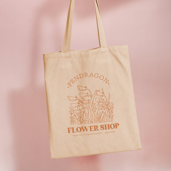 Pendragon Flower Shop - Howl's Moving Castle Inspired Eco Tote Bag