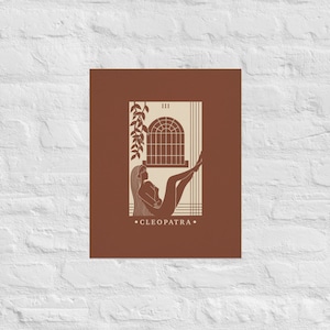 Cleopatra&quot; Tarot Card Poster