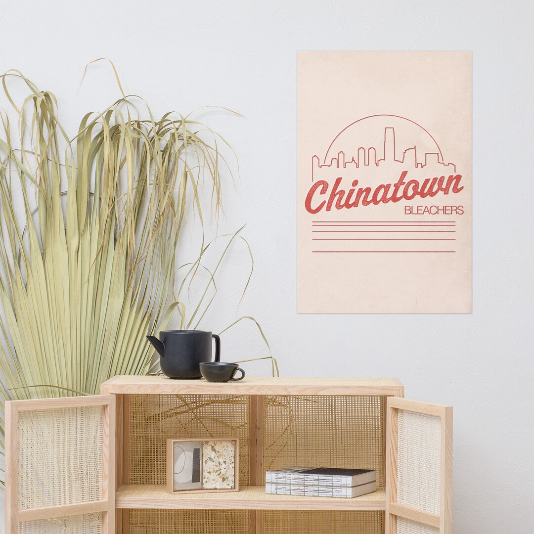 Chinatown Bleachers Poster Etsy