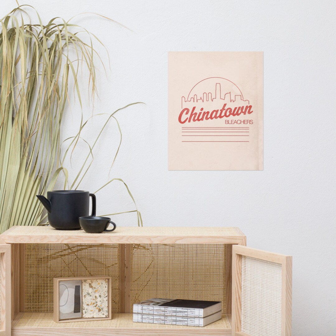 Chinatown Bleachers Poster Etsy