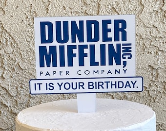The Office Reusable Cake Topper