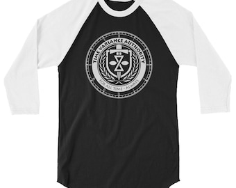 TIme Variance Authority - 3/4 sleeve raglan shirt