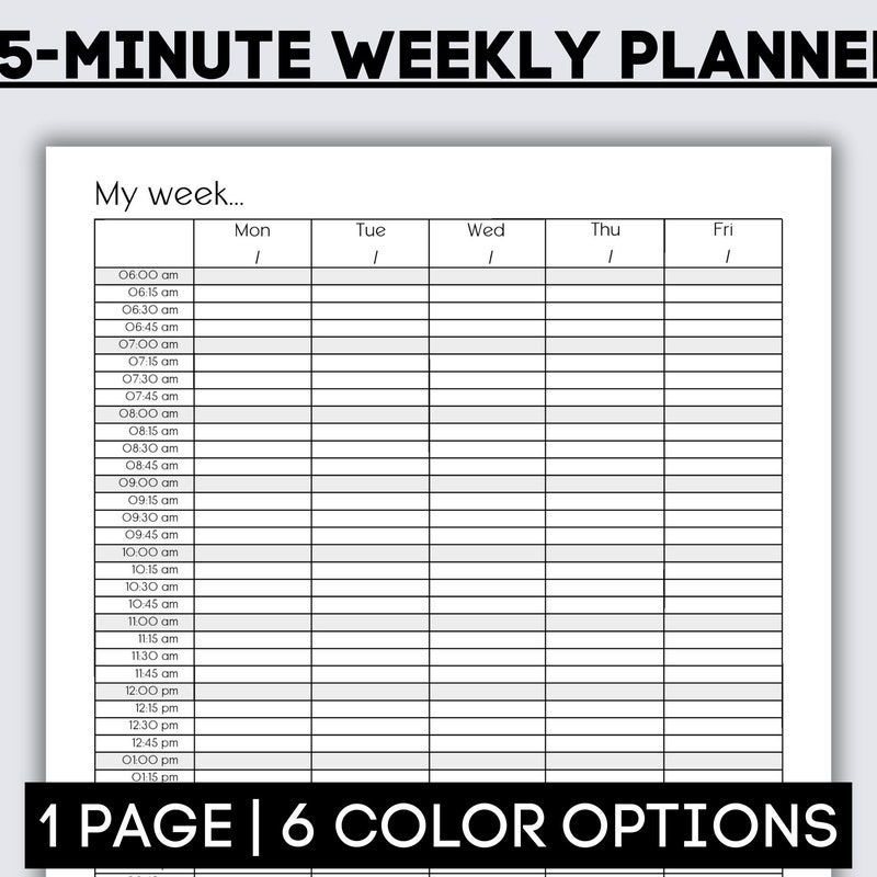 30 Minute Appointment Planner Etsy 30 Minute Appointment Planner Etsy